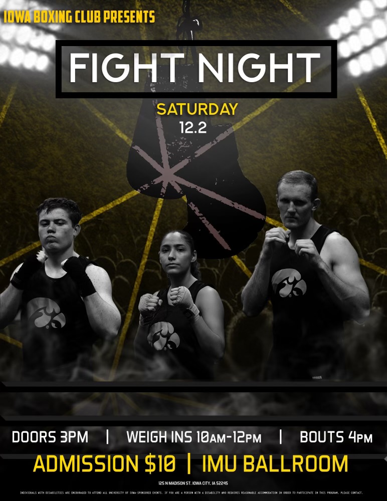 Fight night flyer
