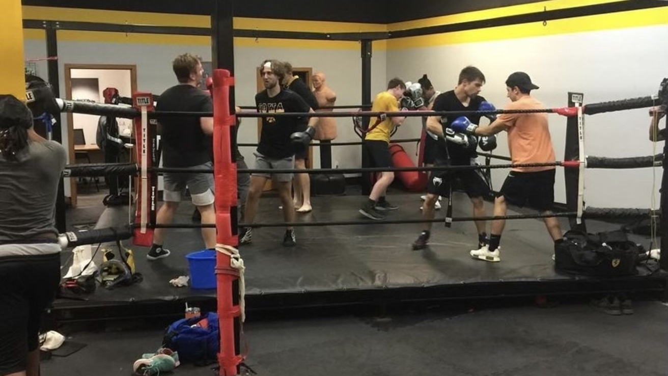 Image of practice for Hawkeye Boxing Club